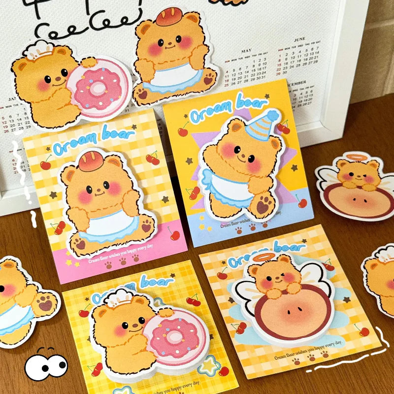 Creamy Bear Sticky Notes