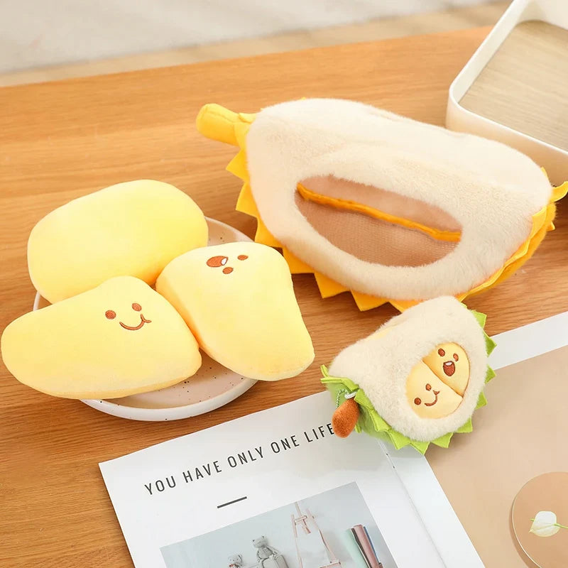 Peluche de durian kawaii