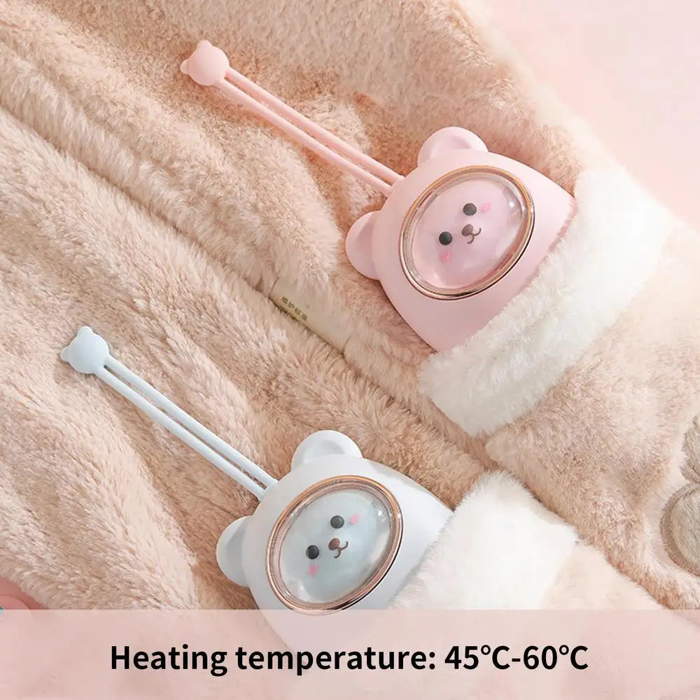 Chauffe-mains rechargeable en forme d'ours