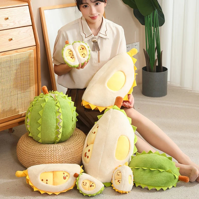 Peluche de durian kawaii
