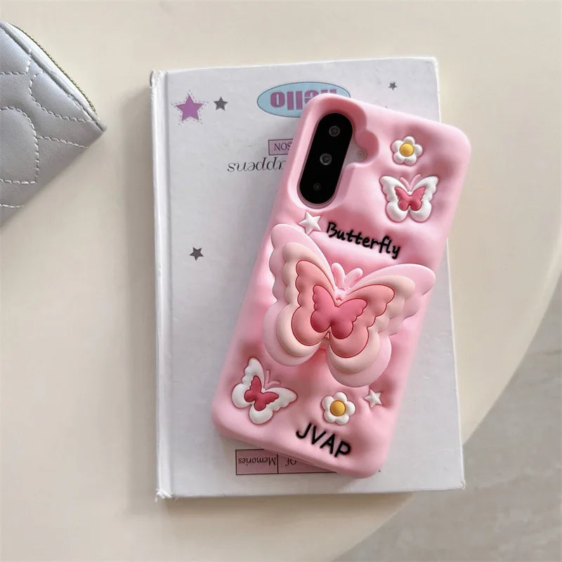 Coque de téléphone Samsung Papillon Kawaii