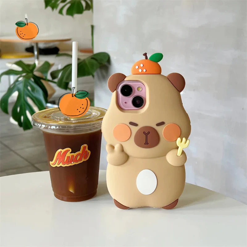 Kawaii Capybara iPhone Case