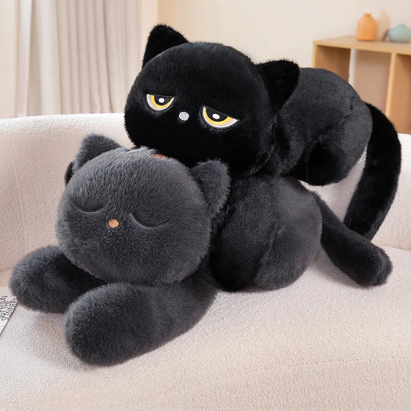 Oreillers de corps en peluche Chat endormi