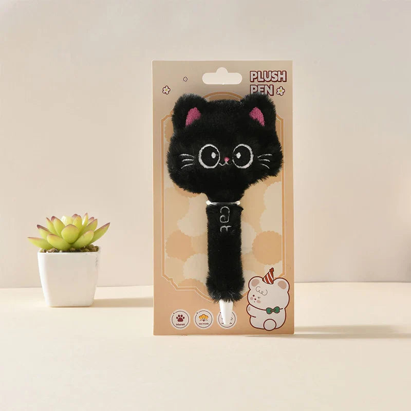 Stylos gel Chat en peluche