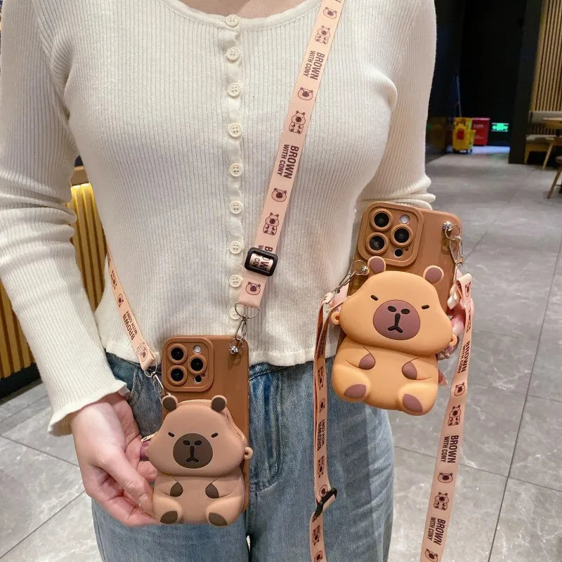 Chonky Capybara Samsung Phone Case Bag