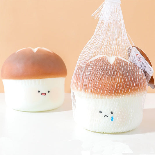 Juguetes para aplastar con hongos shiitake