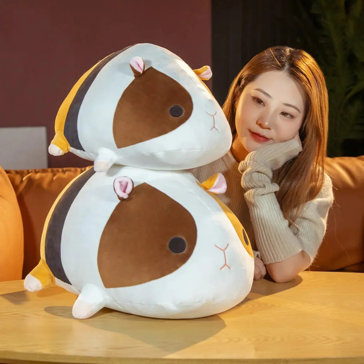 Adorables peluches de conejillos de indias