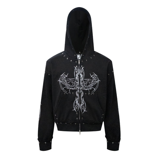 "SHDWANGL" ZIP UP
