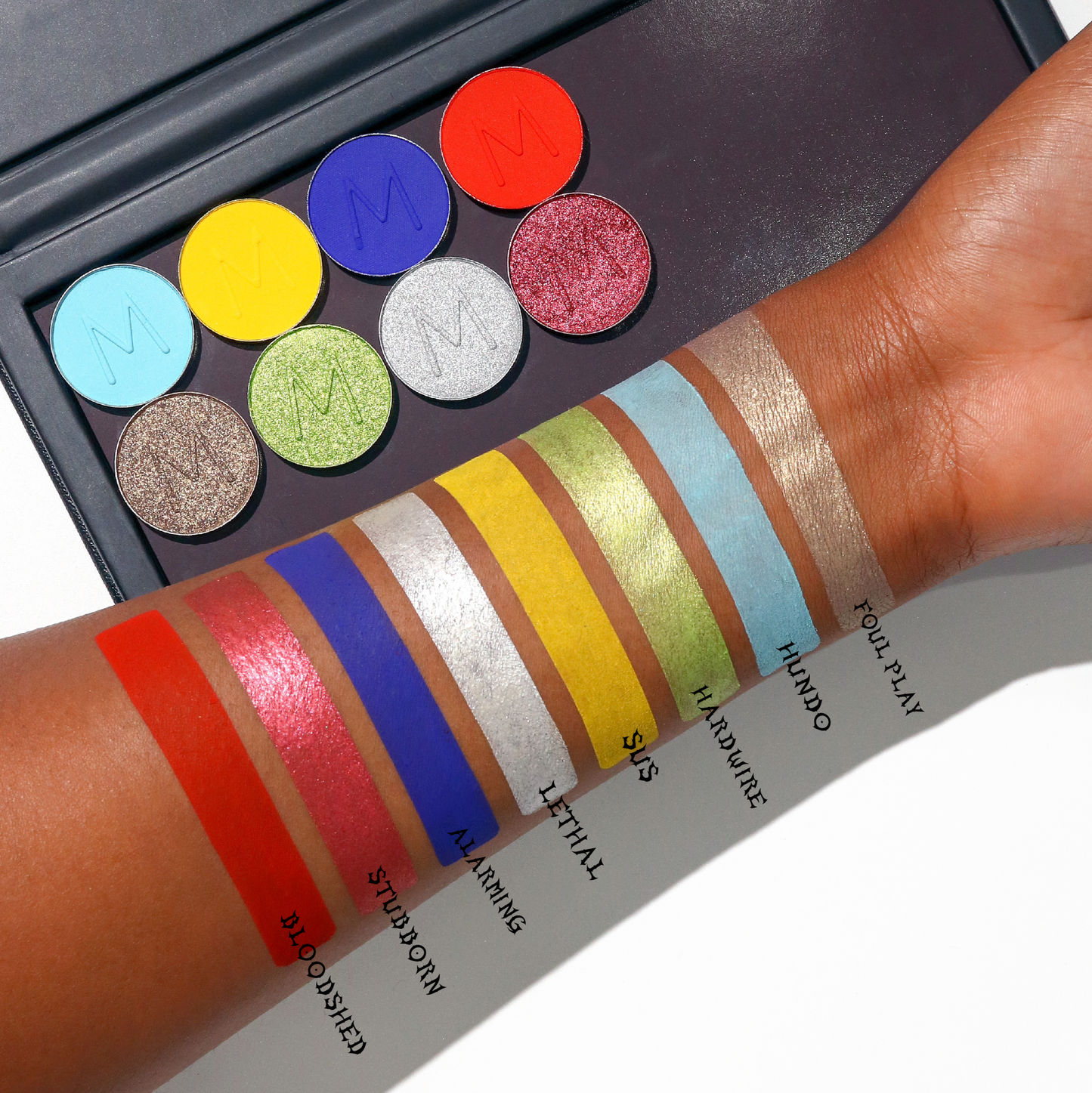 Makeup a Murder Eyeshadow Lineup