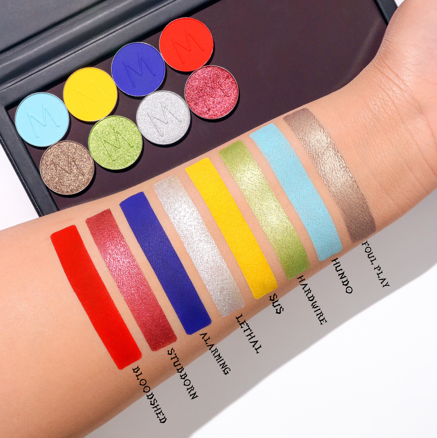 Makeup a Murder Eyeshadow Lineup