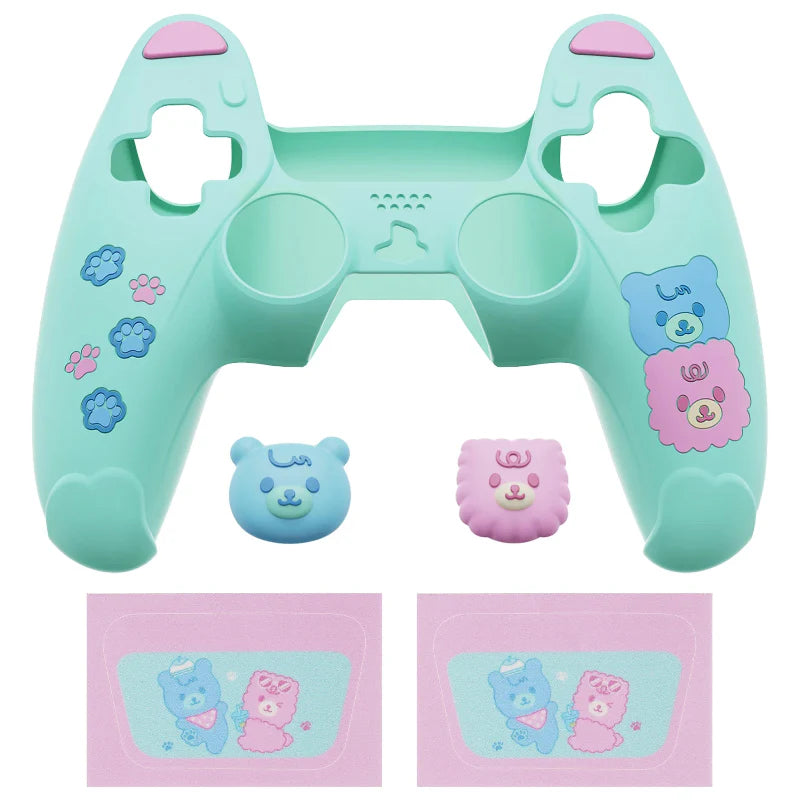 Housse de protection PlayVital Kawaii Bears pour manette PS5