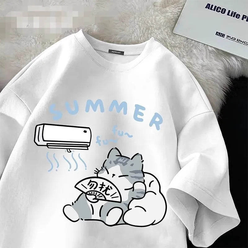 Kawaii Cool Cutie Cat T Shirt