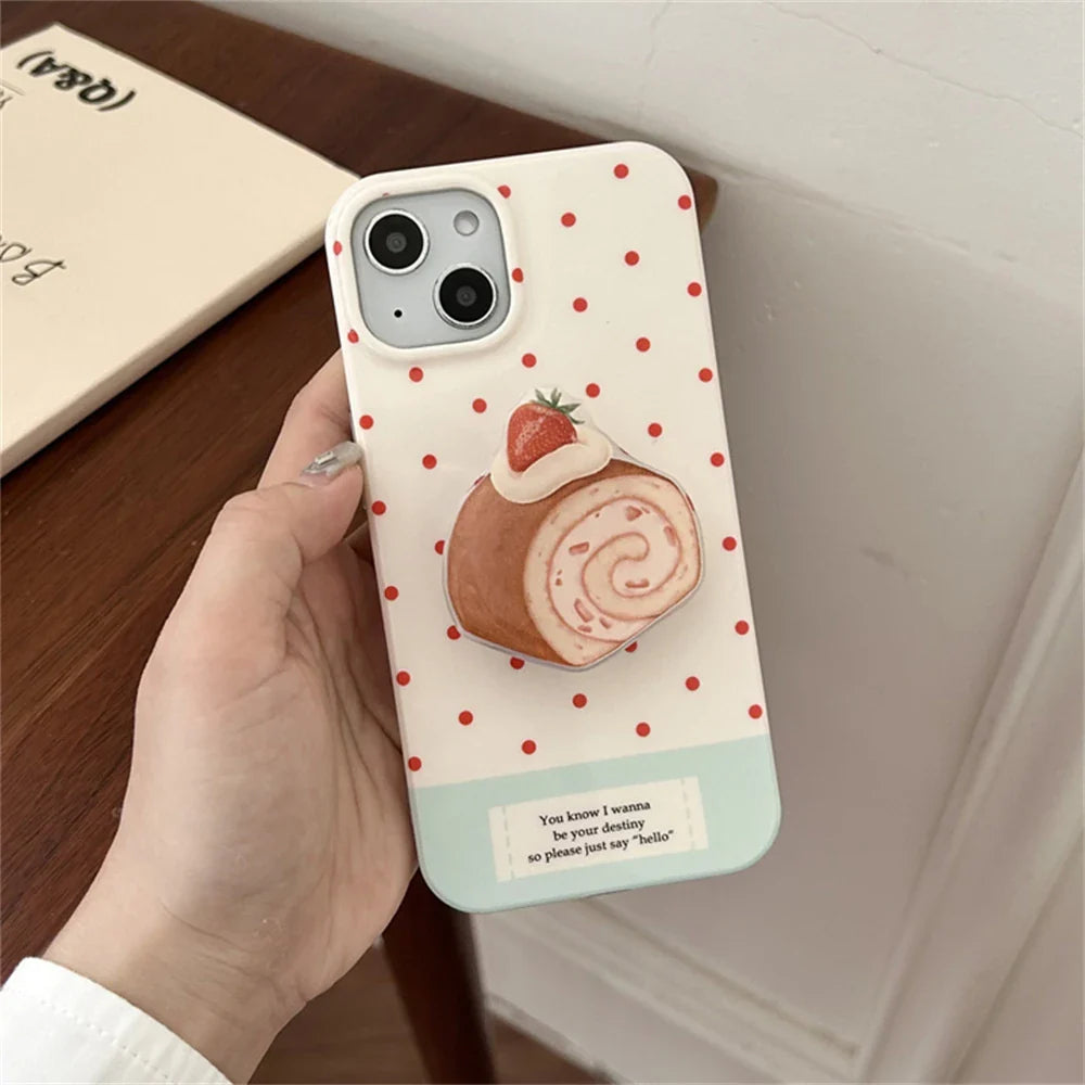 Coque iPhone roulé aux fraises