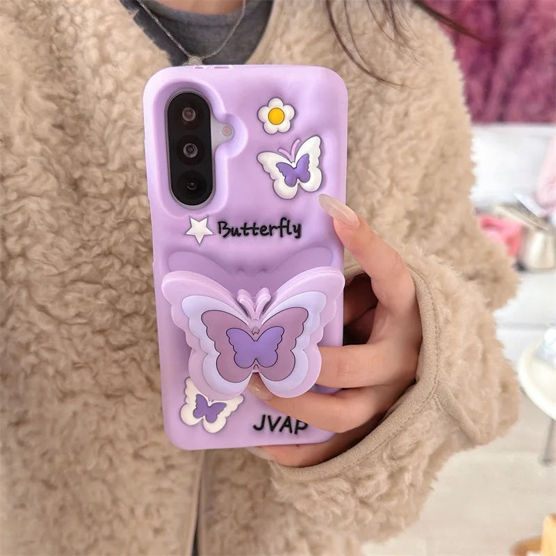 Coque de téléphone Samsung Papillon Kawaii