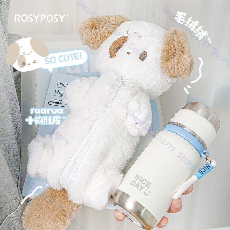 Sacs à crayons en peluche pour animaux de compagnie