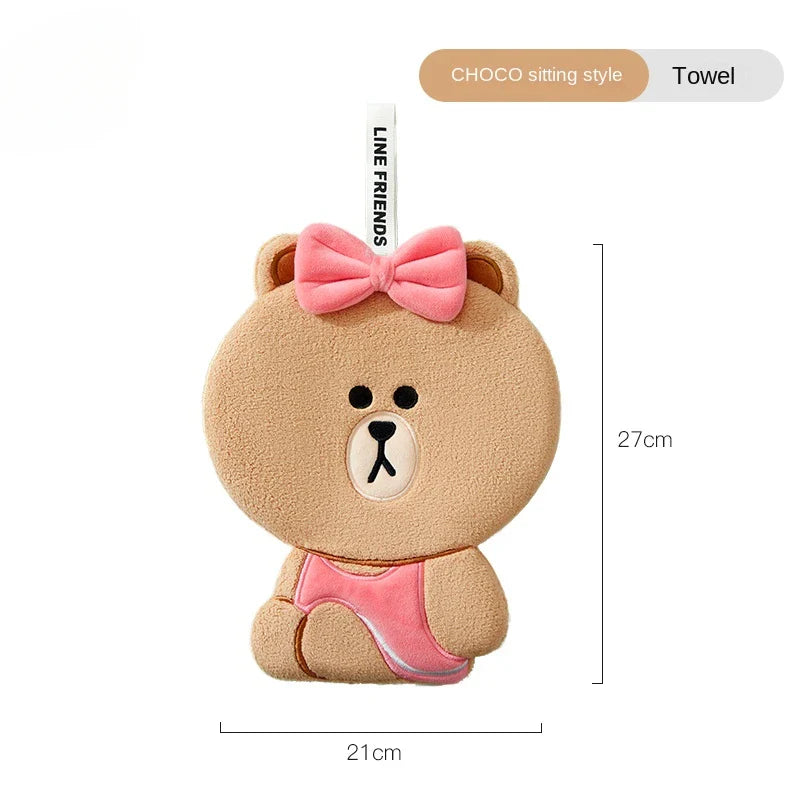 Toallas de mano con forma de osito de peluche