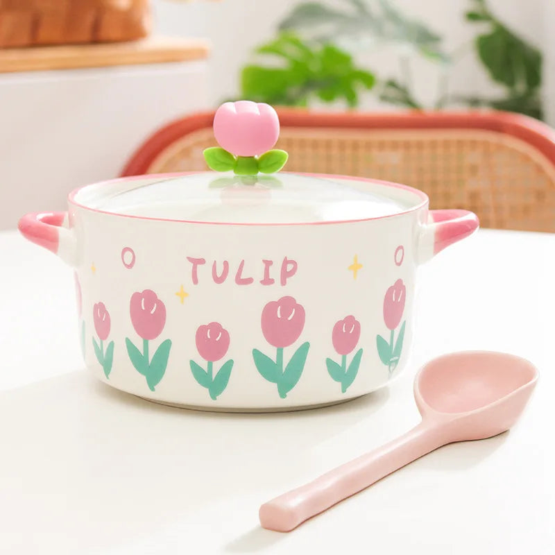 Bol de ramen fleur kawaii