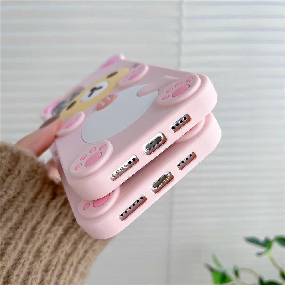 Coque iPhone Ours Chat