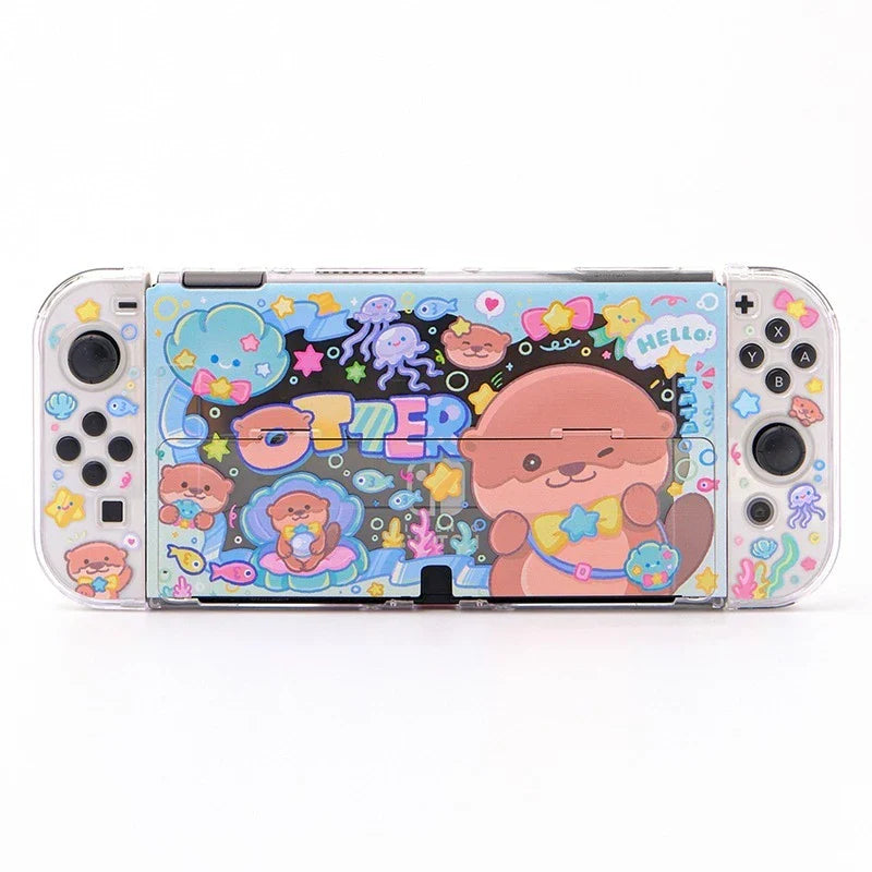 Étui Kawaii Otter pour Nintendo Switch