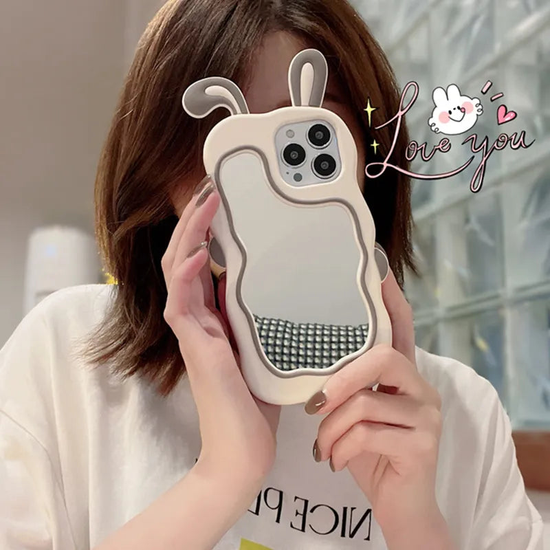 Coque iPhone Mirror Bunny