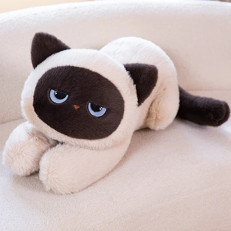 Oreillers de corps en peluche Chat endormi
