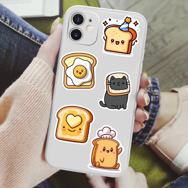 Kawaii Toast Sticker Pack