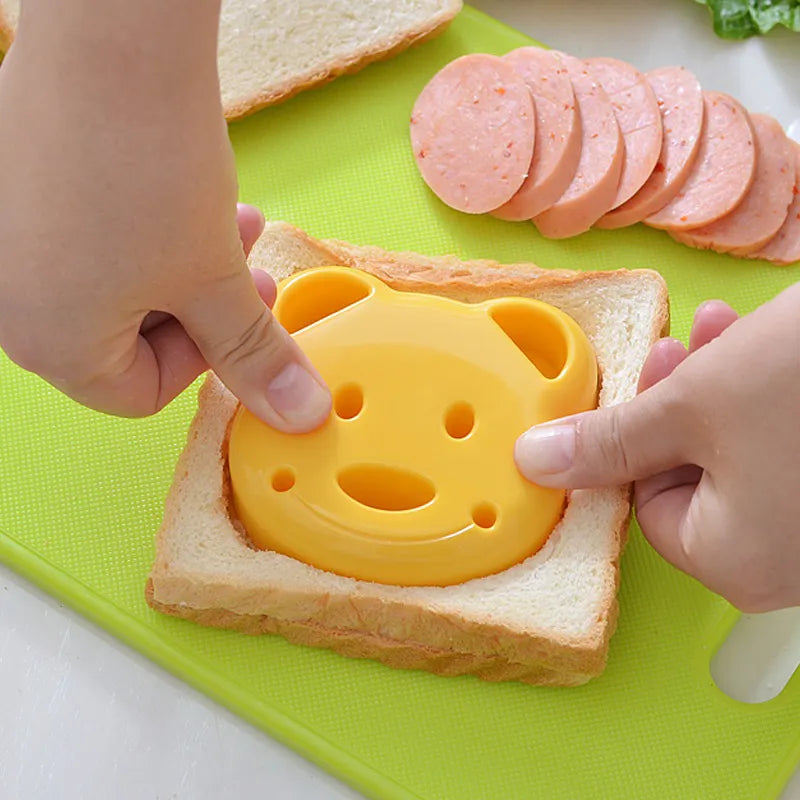 Molde para sándwich de osito de peluche