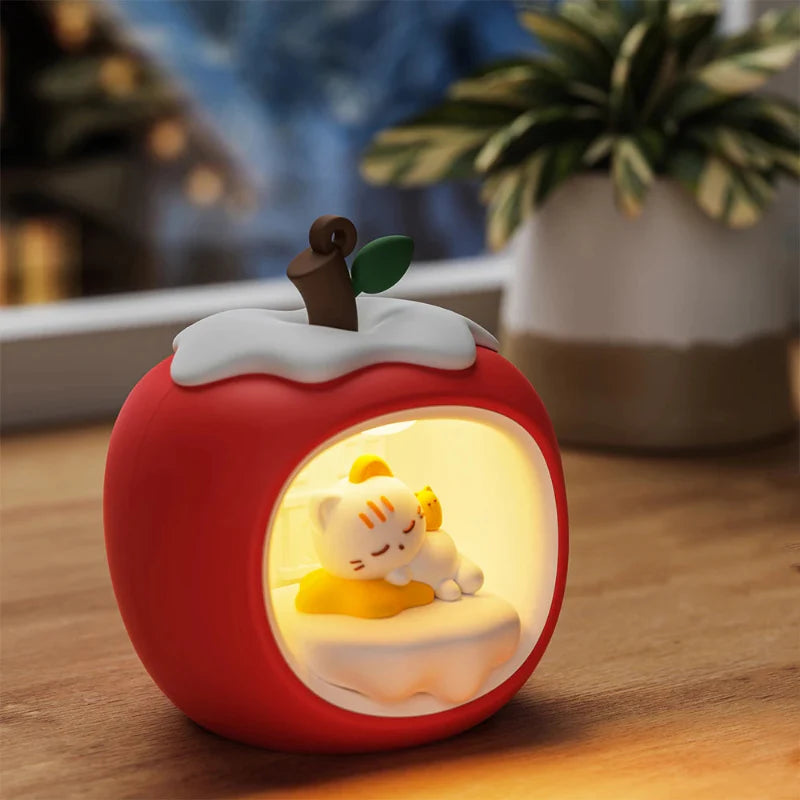 Apple Cat Nap Night Light