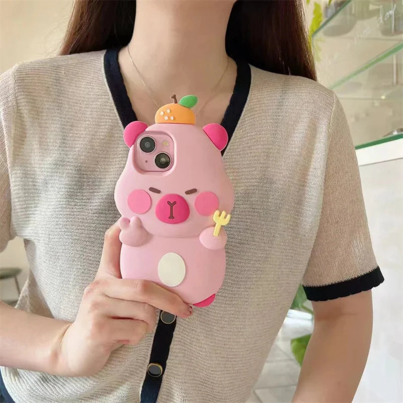 Kawaii Capybara iPhone Case