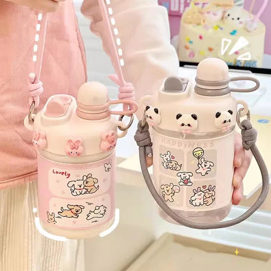 Bouteille d'eau Mignonnes Petites Bêtes Kawaii