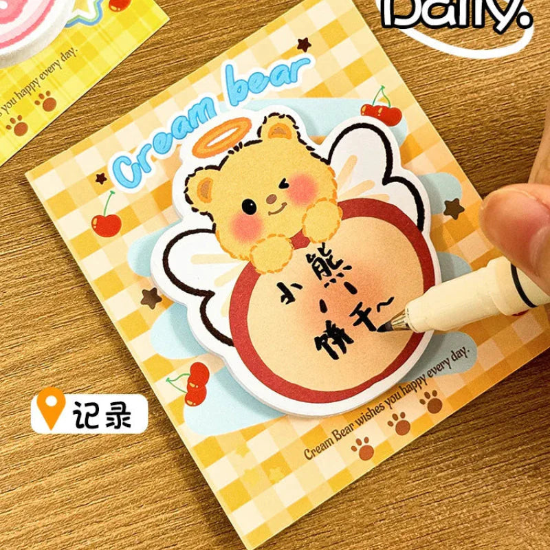 Creamy Bear Sticky Notes