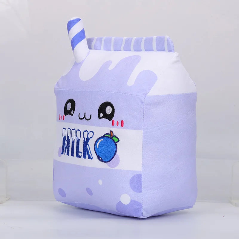 Peluches en carton de lait kawaii