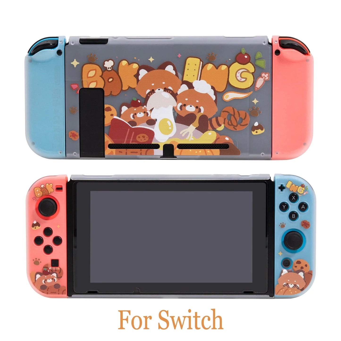 Étui Nintendo Switch Pandas roux