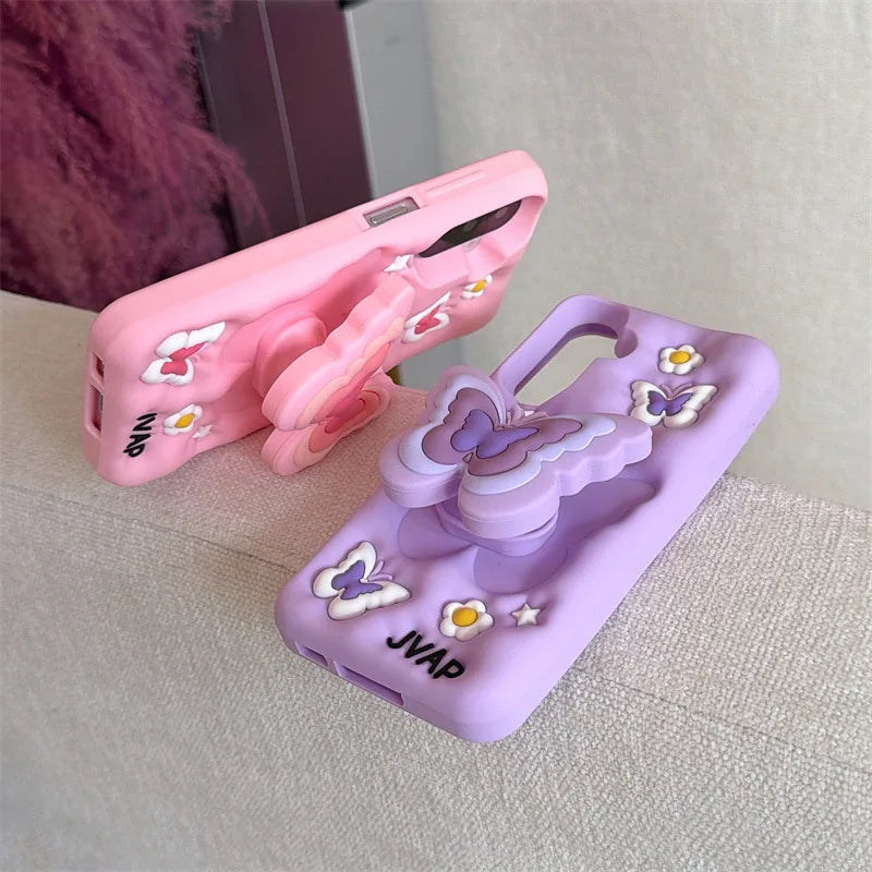 Coque de téléphone Samsung Papillon Kawaii