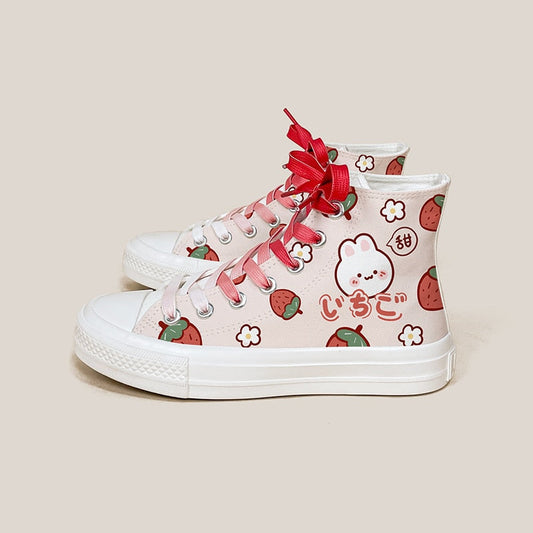 Baskets montantes Strawberry Bunny