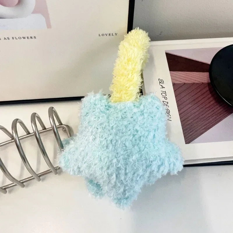 Cache-oreilles en peluche Kawaii en forme d'étoile