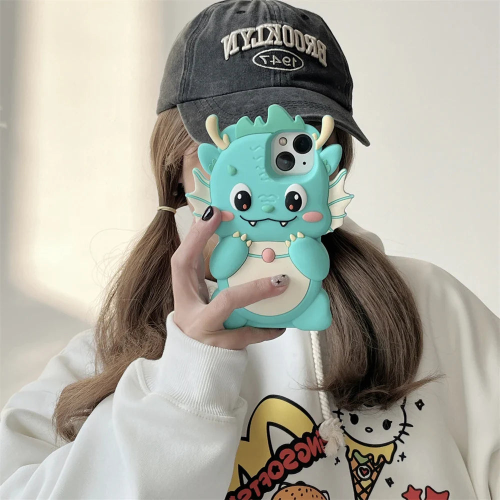 Coque iPhone Dragon Kawaii