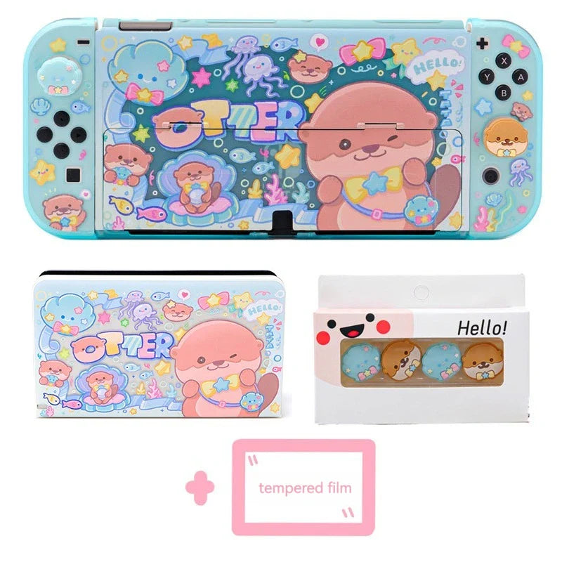 Étui Kawaii Otter pour Nintendo Switch