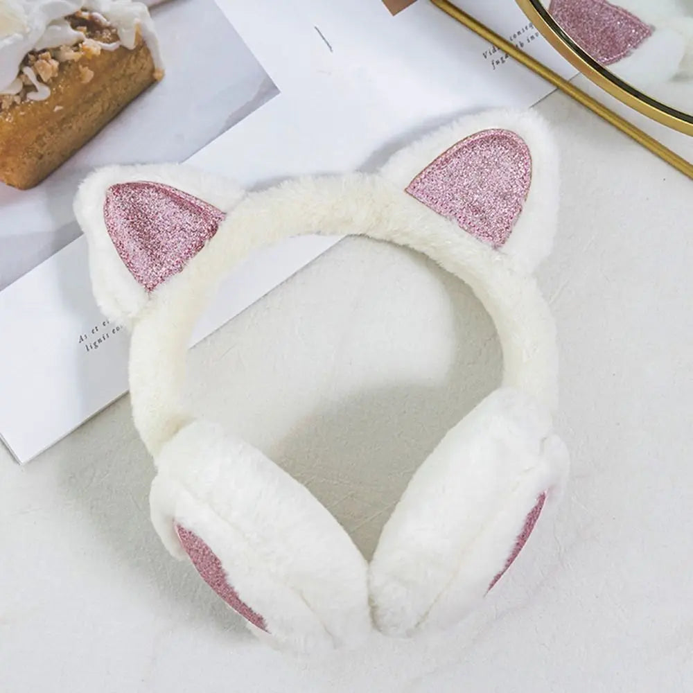 Cache-oreilles oreilles de chat pastel