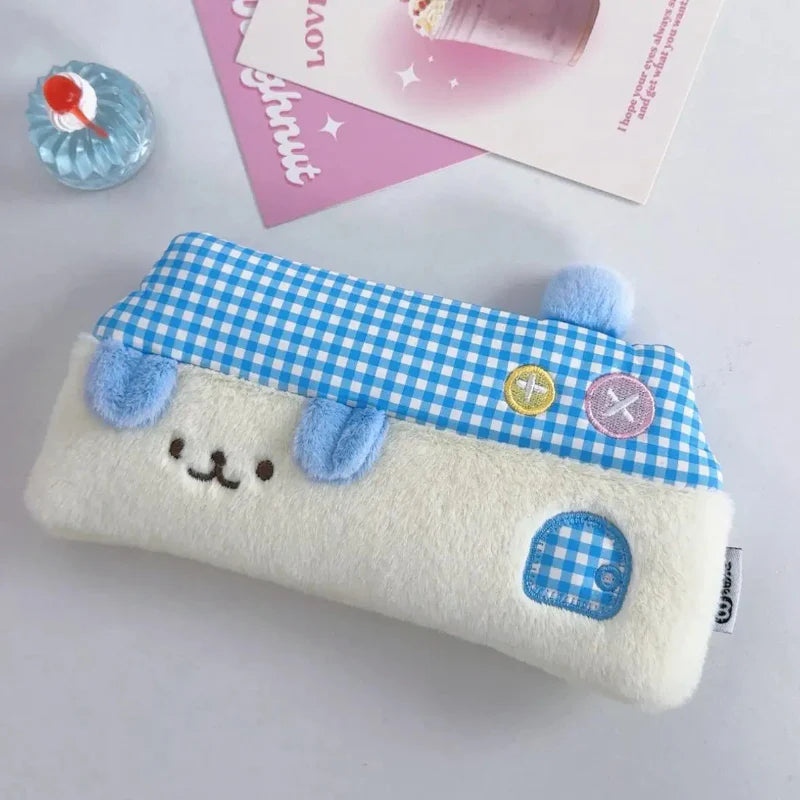 Trousse à crayons Kawaii Puppy House