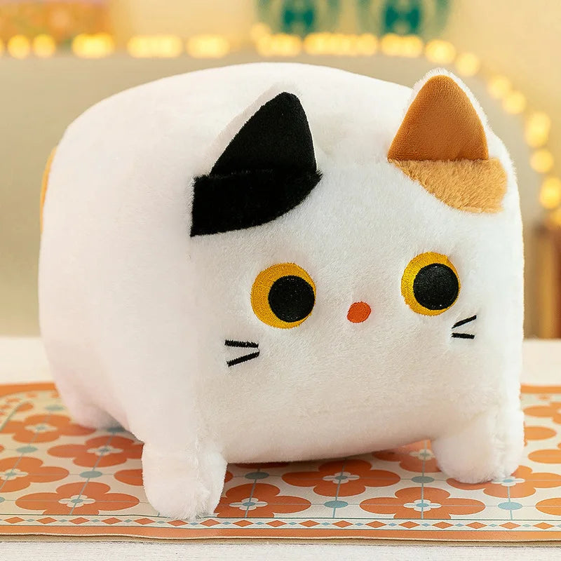 Peluches carrées Kawaii Neko