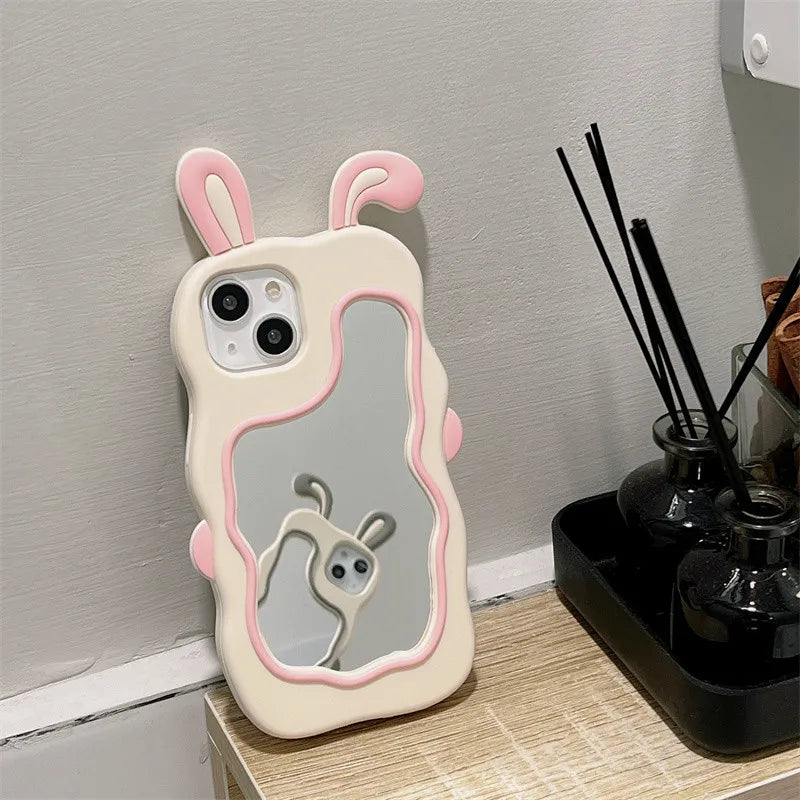 Coque iPhone Mirror Bunny