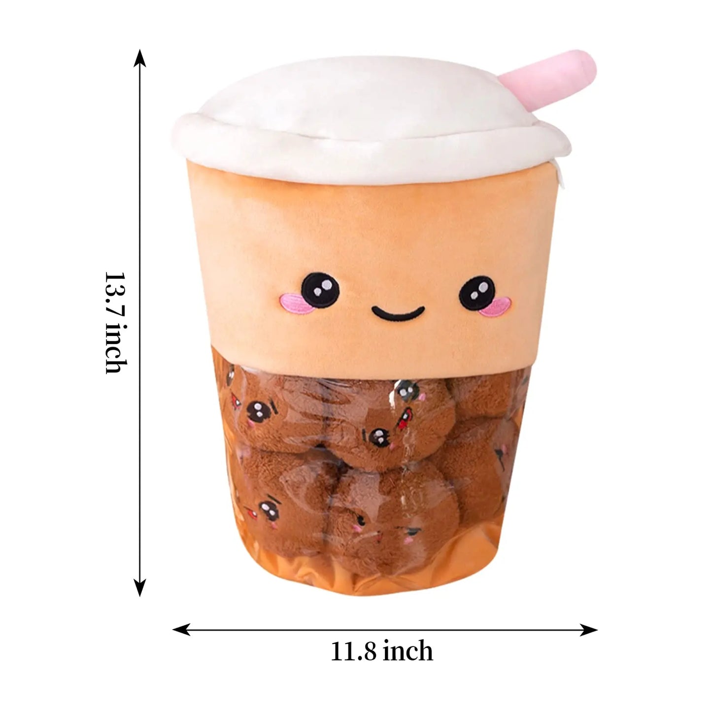 Peluches Boba Tea et Boba Pearl