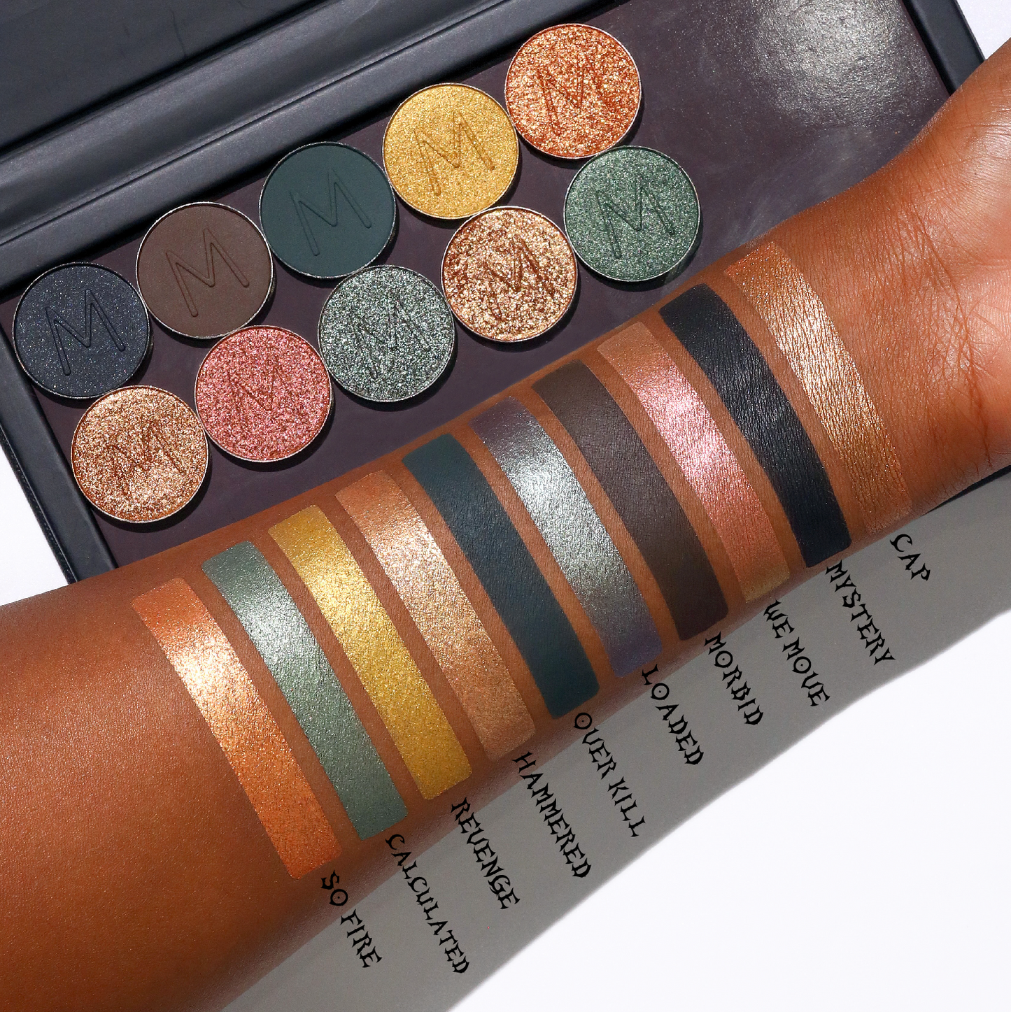 Makeup a Murder Eyeshadow Lineup