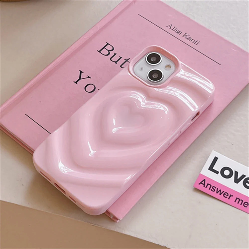 Coque iPhone Coeur Rose
