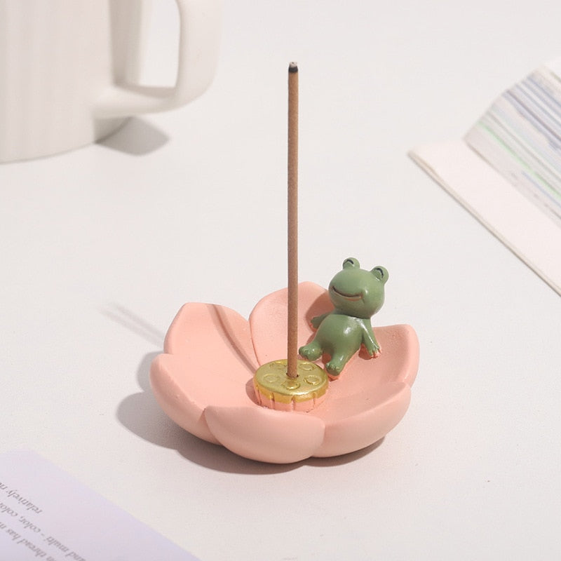 Sakura Animal Incense Holder