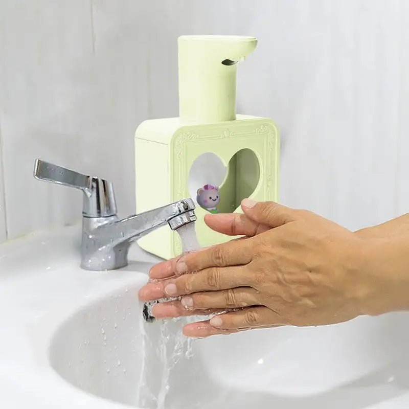 Lindo dispensador automático de jabón en espuma