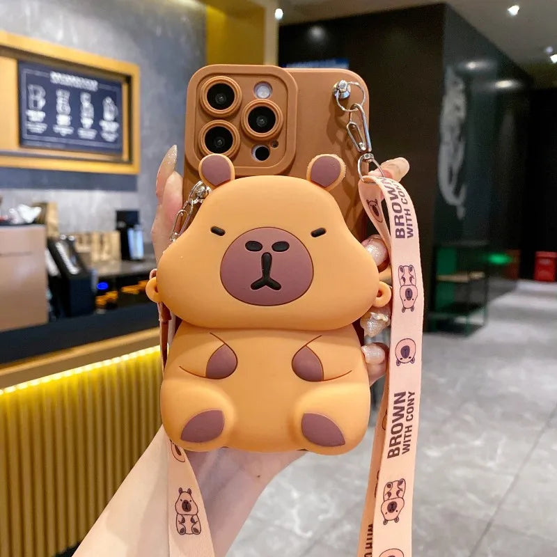 Chonky Capybara Samsung Phone Case Bag