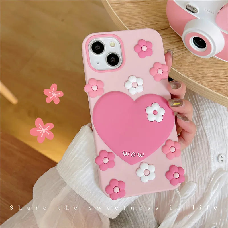 Coque iPhone Sakura Heart