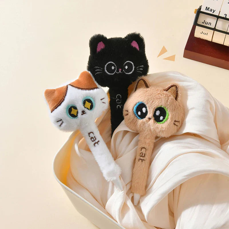 Stylos gel Chat en peluche